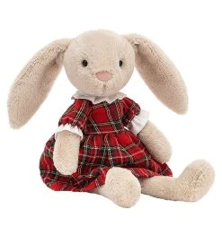 Jellycat Bamse - 27x13 Cm - Tartan Lottie Bunny