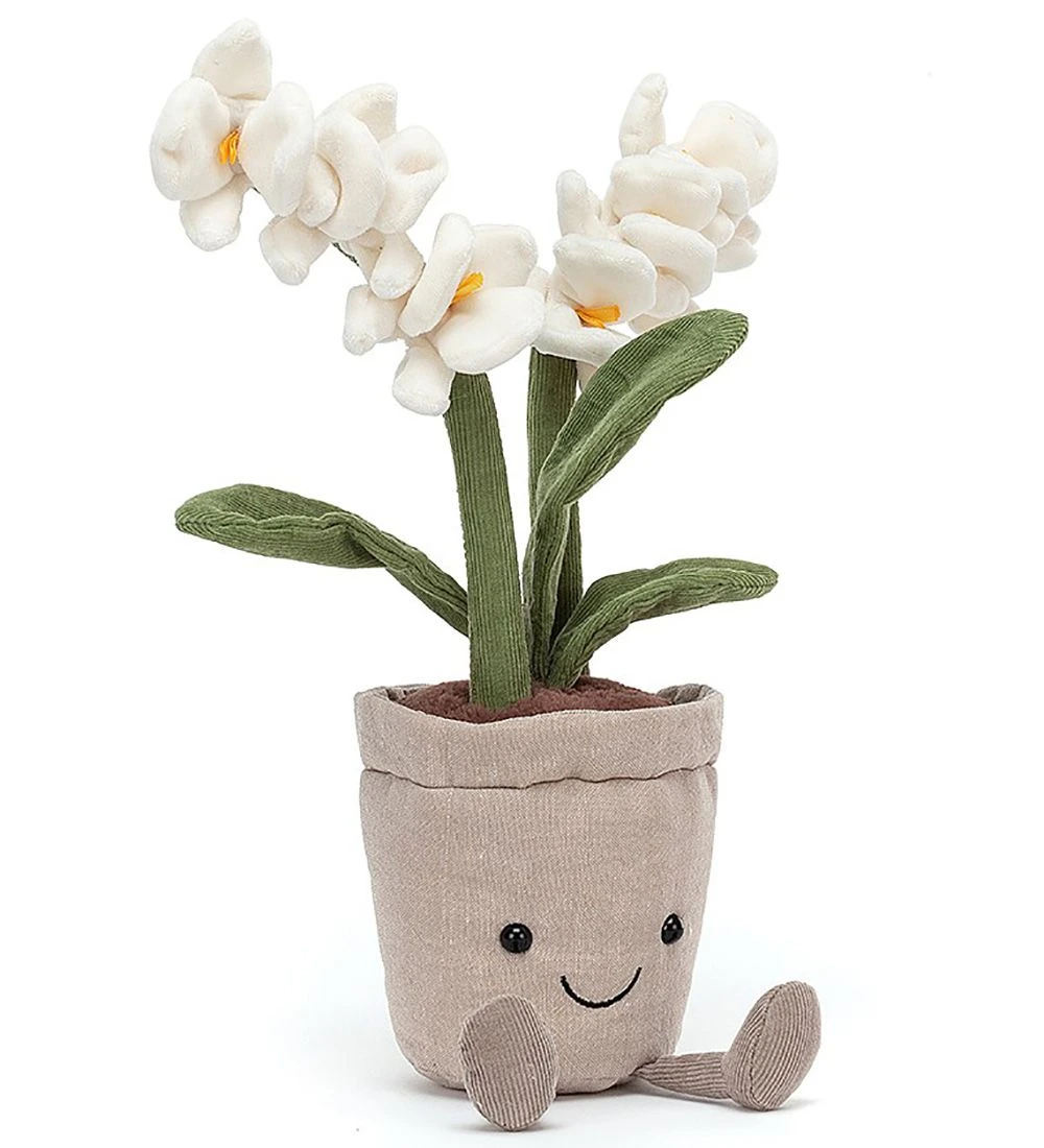 Jellycat Bamse - 27x10 Cm - Amuseable Cream Orchid 3 Jellycat Bamse - 27x10 Cm - Amuseable Cream Orchid