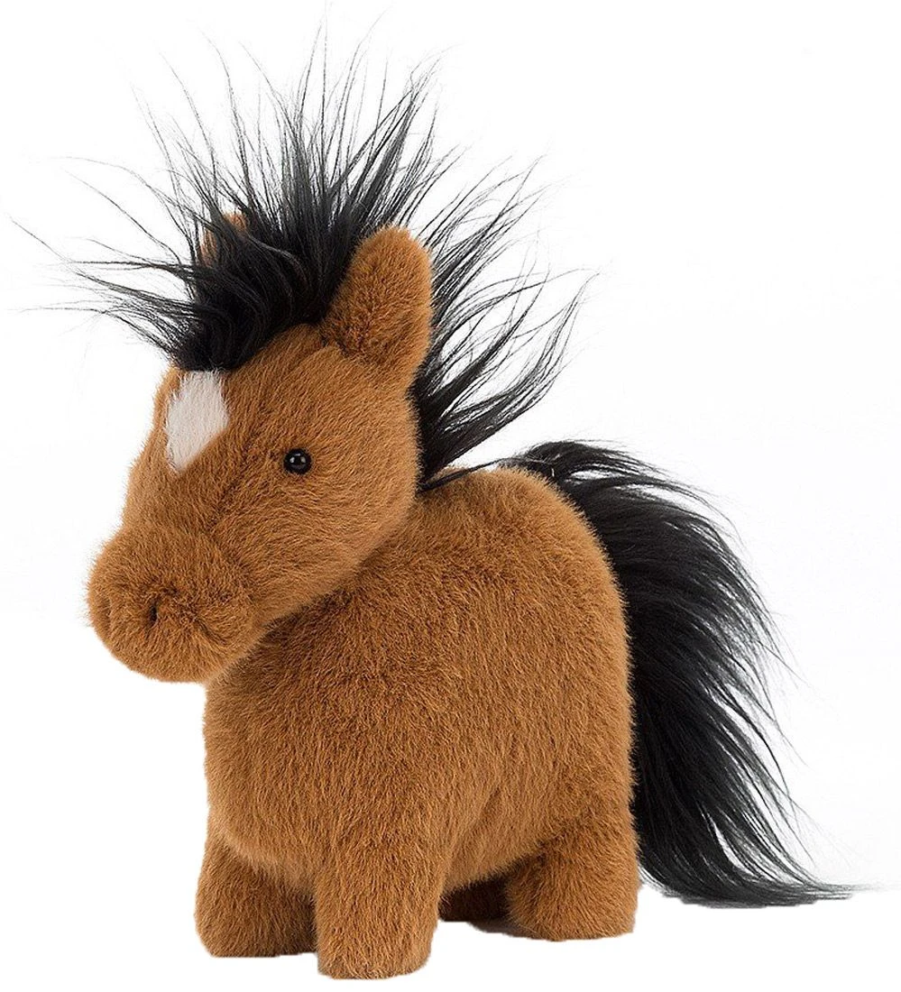 Jellycat Bamse - 15x7 Cm - Clippy Clop Bay Pony 3 Jellycat Bamse - 15x7 Cm - Clippy Clop Bay Pony