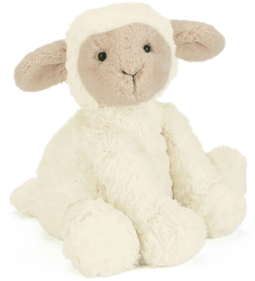 Jellycat Bamse - Medium - 23x13 Cm - Fuddlewuddle Lamb 3 Jellycat Bamse - Medium - 23x13 Cm - Fuddlewuddle Lamb