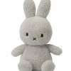 Bon Ton Toys Bamse - 23 Cm - Miffy Sitting - Terry Light Grey