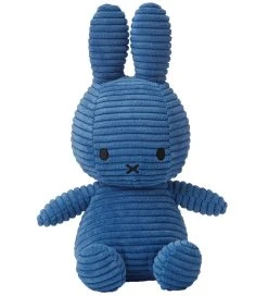 Bon Ton Toys Bamse - 23 Cm - Miffy Sitting - Corduroy Cobalt Blu