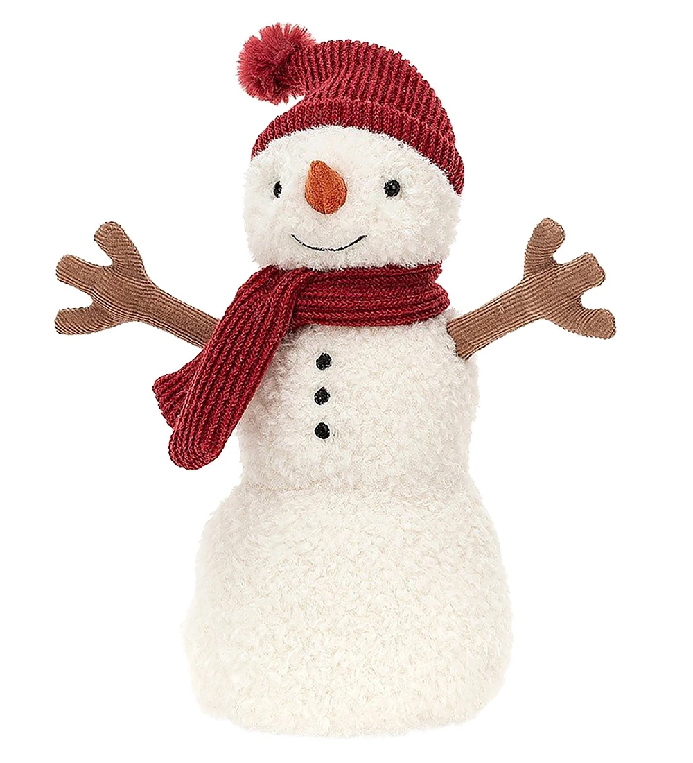 Jellycat Bamse - Medium - 20x10 Cm - Teddy Snowman 3 Jellycat Bamse - Medium - 20x10 Cm - Teddy Snowman