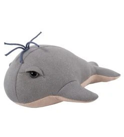 Filibabba Bamse - 30 Cm - Willie The Whale - Grå