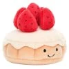 Jellycat Bamse - 7x9 Cm - Pretty Patisserie Tarte Aux Fraises -doll accessories shop DK820