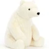 Jellycat Bamse - 21 Cm - Elwin Polar Bear -doll accessories shop DR209