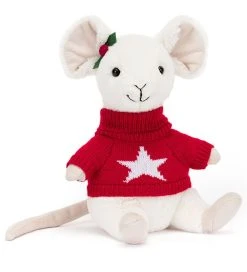 Jellycat Bamse - 18 Cm - Merry Mouse With Jumper