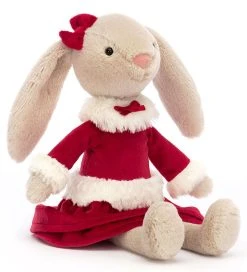 Jellycat Bamse - 27 Cm - Festive Lottie Bunny