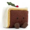 Jellycat Bamse - 10 Cm - Amuseable Slice Of Christmas Cake 2 Jellycat Bamse - 10 Cm - Amuseable Slice Of Christmas Cake -doll accessories shop DR219
