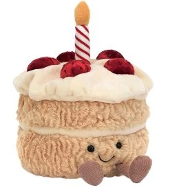 Jellycat Bamse - 16 Cm - Amuseable Birthday Cake