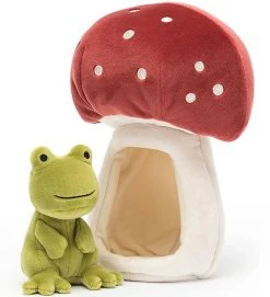 Jellycat Bamse - 21 Cm - Forest Fauna Frog -doll accessories shop DU437 1