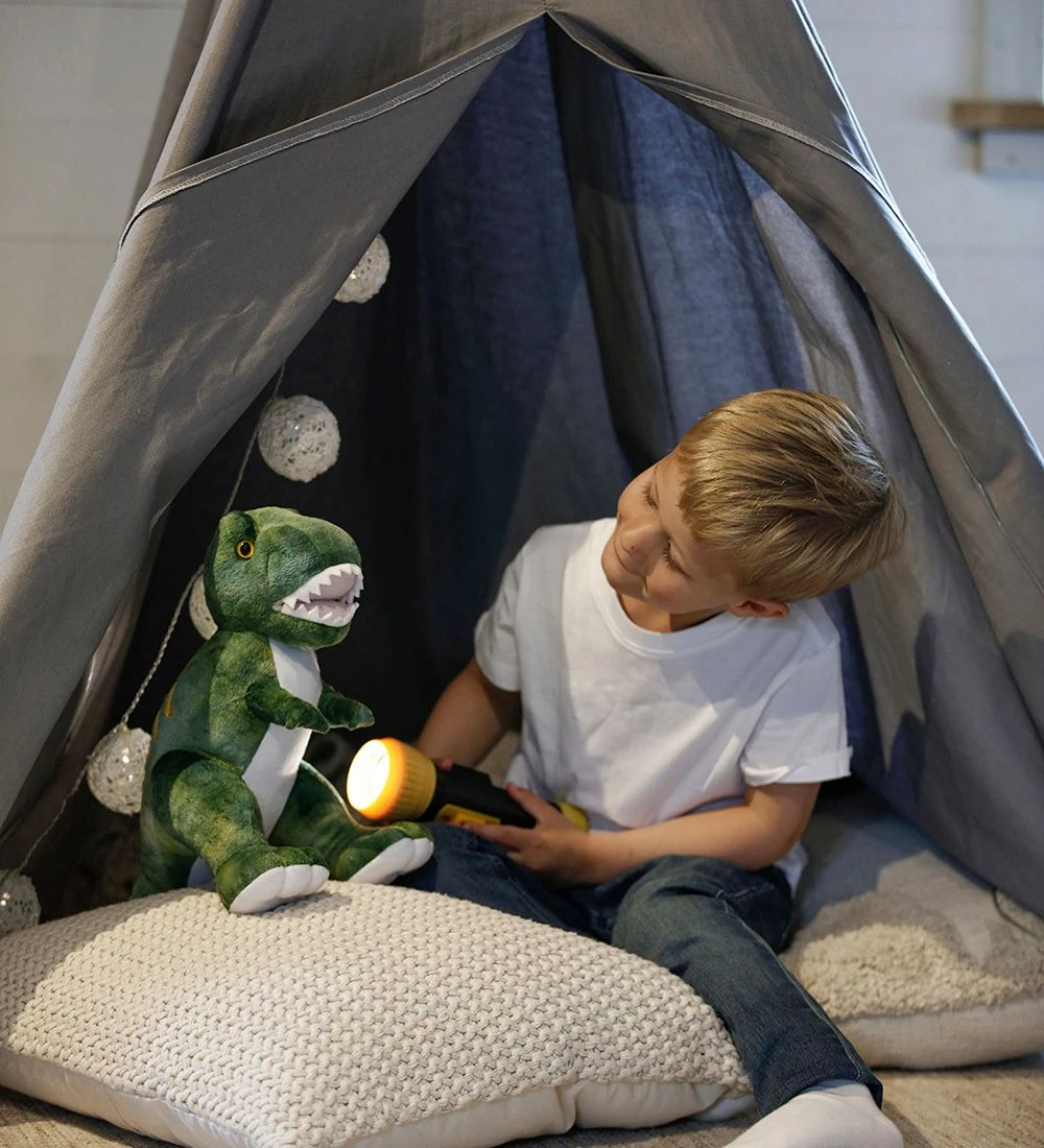 Teddykompaniet Bamse - Teddy Glow - Selvlysende Dinosaur - Grøn 4 Teddykompaniet Bamse - Teddy Glow - Selvlysende Dinosaur - Grøn - Billede 2