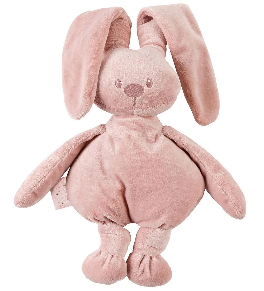 Nattou Bamse - Krammedyr Lapidou Rabbit - 30 Cm - Old Pink 3 Nattou Bamse - Krammedyr Lapidou Rabbit - 30 Cm - Old Pink