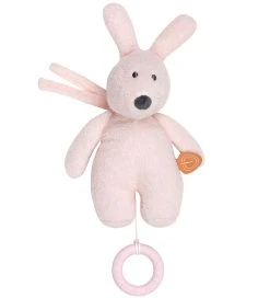 Nattou Bamse M. Musik - Mini Musical Rabbit Bonnie - 20 Cm - Lig