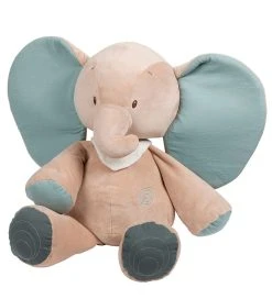 Nattou Bamse - 75 Cm - Cuddly Axel Elephant - Brun