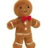 Jellycat Bamse - 52 Cm - Jolly Gingerbread Fred -doll accessories shop EG938