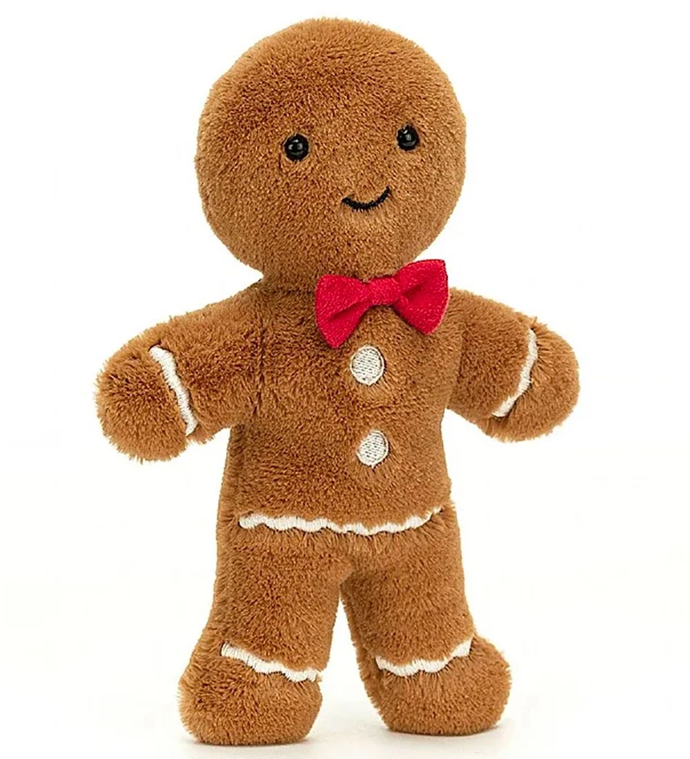 Jellycat Bamse - 52 Cm - Jolly Gingerbread Fred 3 Jellycat Bamse - 52 Cm - Jolly Gingerbread Fred