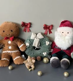 Jellycat Bamse - 27 Cm - Amuseable Gold Wreath -doll accessories shop EG939 1