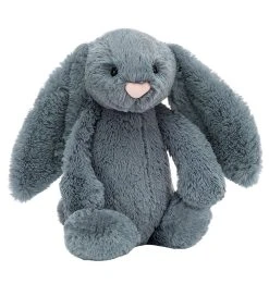 Jellycat Bamse - 30 Cm - Bashful Dusky Blue Bunny