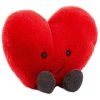 Jellycat Bamse - 20x17 Cm - Amuseable Red Heart