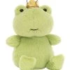 Jellycat Bamse - 13 Cm - Crowning Croaker Green -doll accessories shop EQ284
