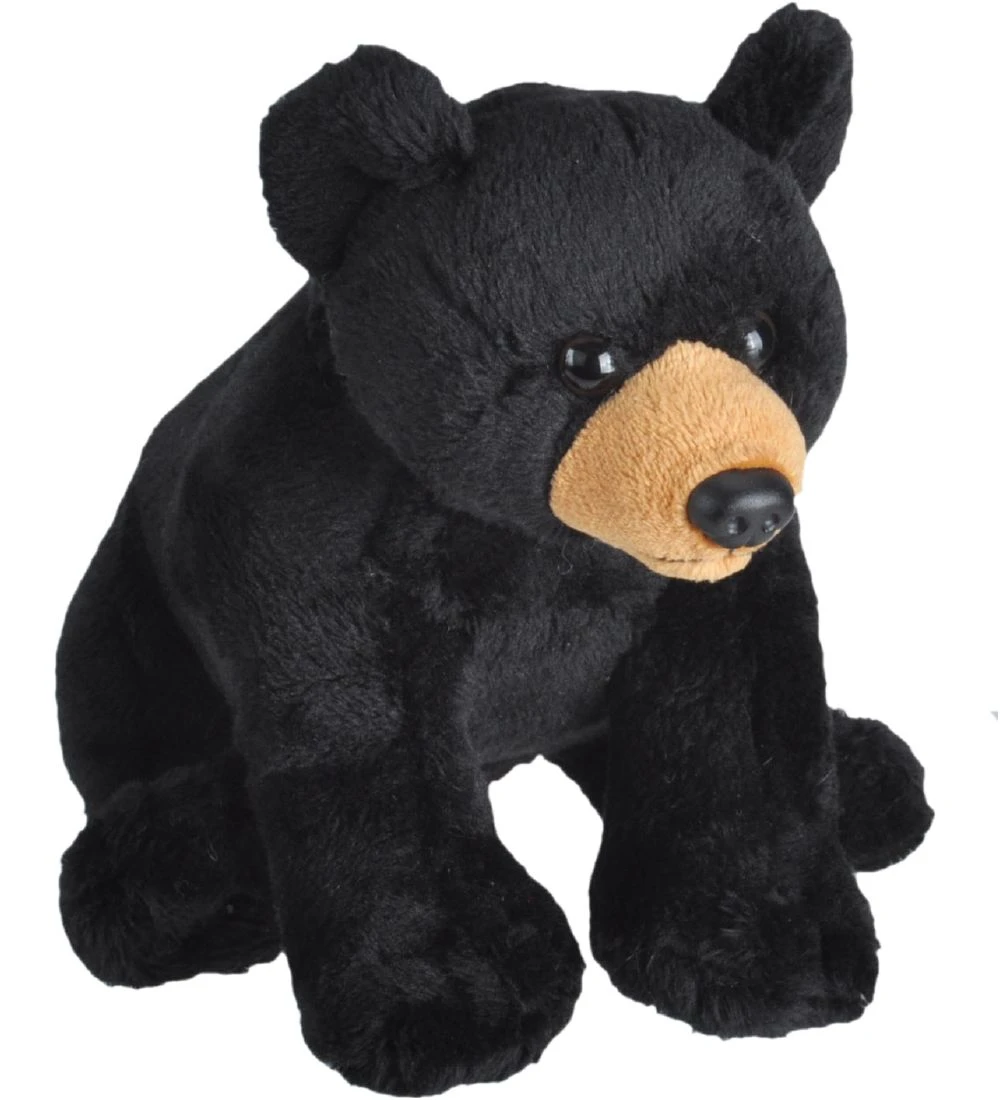 Wild Republic Bamse - 14x14 Cm - Sort Bjørn 3 Wild Republic Bamse - 14x14 Cm - Sort Bjørn