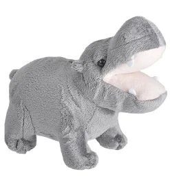 Wild Republic Bamse M. Lyd - 20x16 Cm - Flodhest