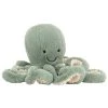 Jellycat Bamse - Little - 23x11 Cm - Odyssey Octopus -doll accessories shop RA117