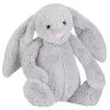 Jellycat Bamse - Really Big - 67x29 Cm - Bashful Silver Bunny -doll accessories shop TG904