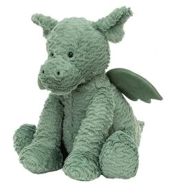 Jellycat Bamse - Huge - 37x40 Cm - Fuddlewuddle Dragon