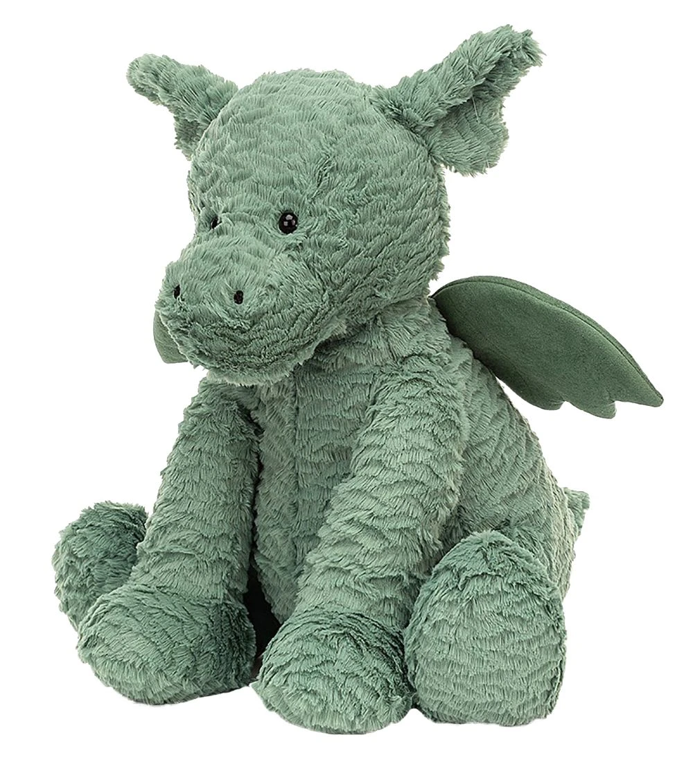 Jellycat Bamse - Huge - 37x40 Cm - Fuddlewuddle Dragon 3 Jellycat Bamse - Huge - 37x40 Cm - Fuddlewuddle Dragon