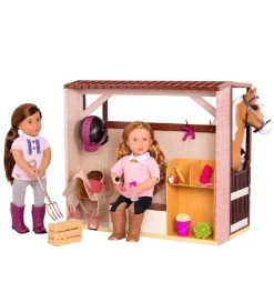 Our Generation Dukketilbehør - Stald Med Opbevaring -doll accessories shop TH388 3