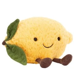 Jellycat Bamse - Small - 12x18 Cm - Amuseable Lemon