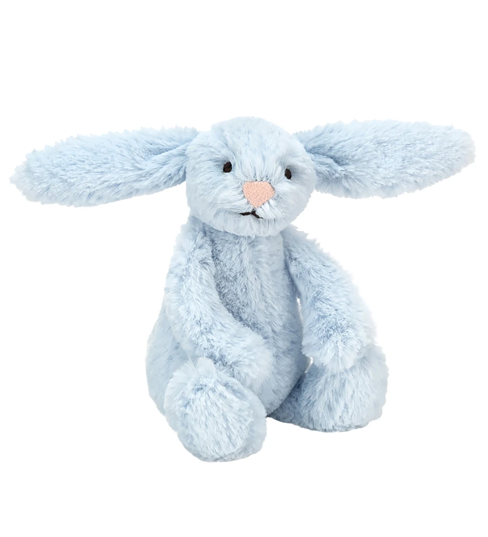 Jellycat Bamse - Baby - 13x6 Cm - Bashful Blue Bunny 3 Jellycat Bamse - Baby - 13x6 Cm - Bashful Blue Bunny
