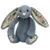 Jellycat Bamse - Small - 18x9 Cm - Blossom Dusky Blue Bunny