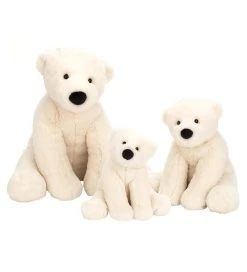 Jellycat Bamse - Medium - 26x25 Cm - Perry Polar Bear -doll accessories shop UB188 1