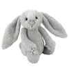 Jellycat Bamse - Medium - 31x12 Cm - Bashful Silver Bunny -doll accessories shop UB285