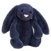 Jellycat Bamse - Small - 18x9 Cm - Bashful Navy Bunny