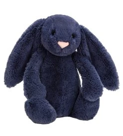 Jellycat Bamse - Small - 18x9 Cm - Bashful Navy Bunny