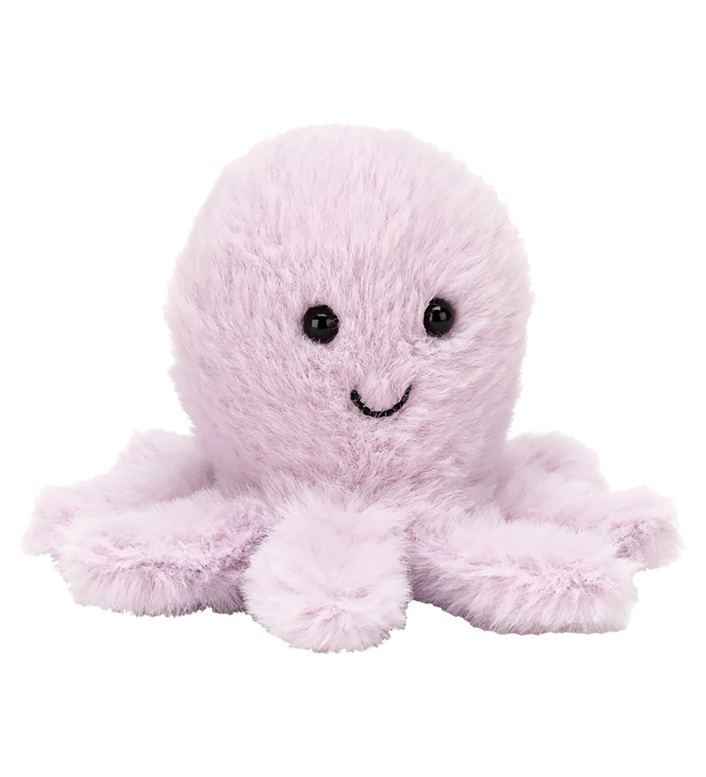 Jellycat Bamse - 8x7 Cm - Fluffy Octopus 3 Jellycat Bamse - 8x7 Cm - Fluffy Octopus