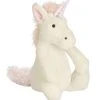 Jellycat Bamse - Small - 18x9 Cm - Bashful Unicorn 1 Jellycat Bamse - Small - 18x9 Cm - Bashful Unicorn -doll accessories shop UB347