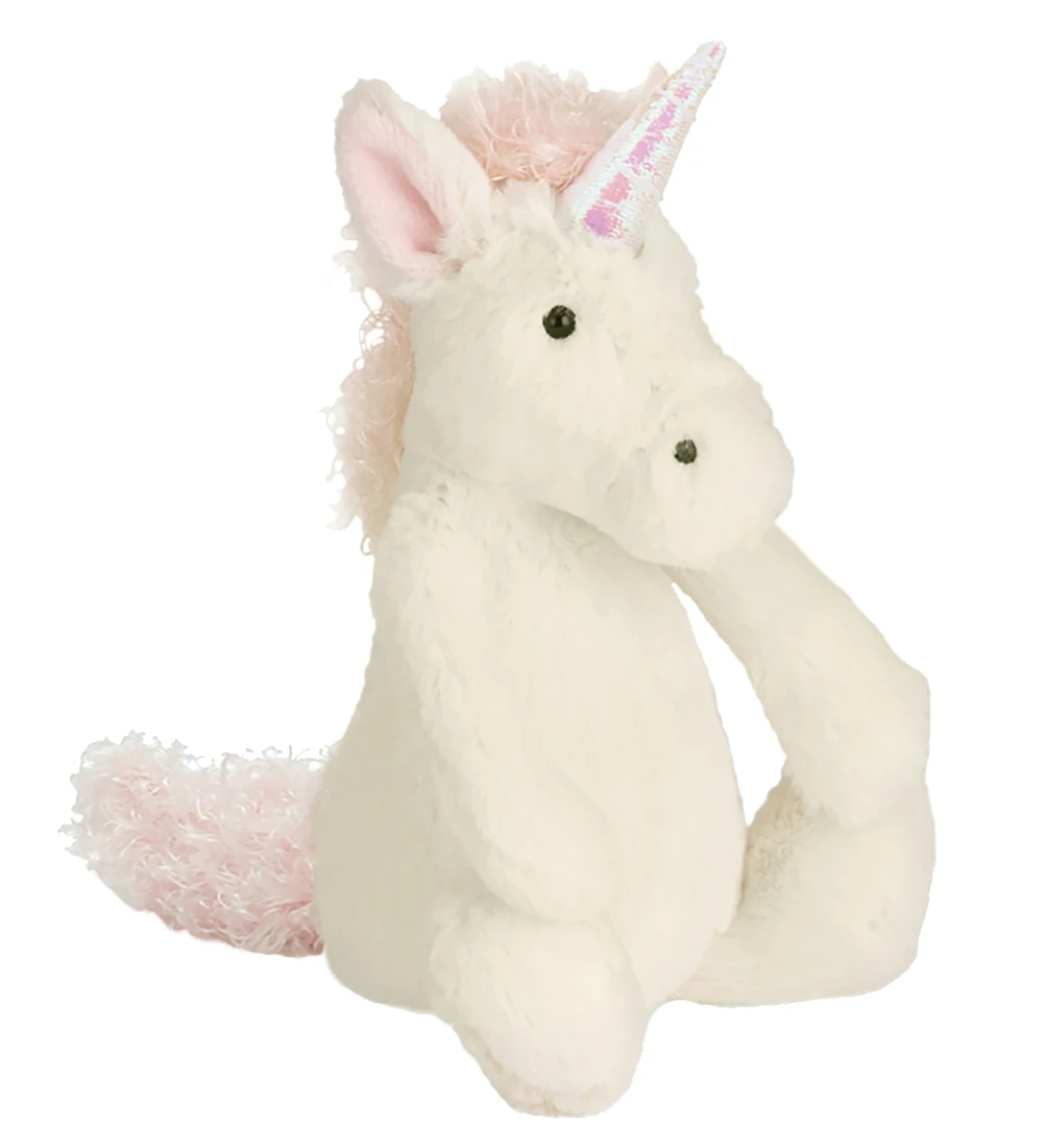 Jellycat Bamse - Small - 18x9 Cm - Bashful Unicorn 3 Jellycat Bamse - Small - 18x9 Cm - Bashful Unicorn