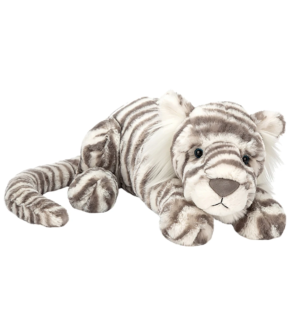 Jellycat Bamse - Large - 12x46 Cm - Sacha Snow Tiger 3 Jellycat Bamse - Large - 12x46 Cm - Sacha Snow Tiger