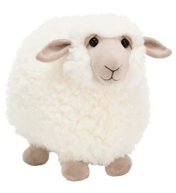 Jellycat Bamse - Medium - 28x19 Cm - Rolbie Cream Sheep