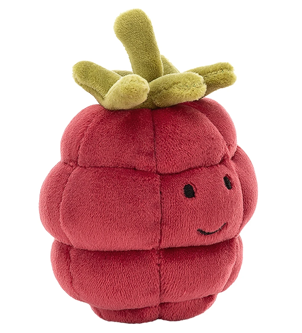 Jellycat Bamse - 10x8 Cm - Fabulous Fruit Raspberry 3 Jellycat Bamse - 10x8 Cm - Fabulous Fruit Raspberry