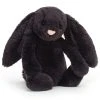Jellycat Bamse - Medium - 31x12 Cm - Bashful Inky Bunny -doll accessories shop VE693