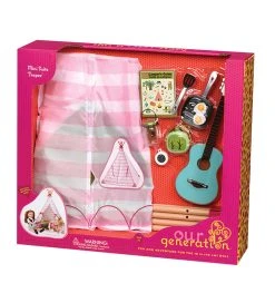 Our Generation Dukketilbehør - Mini Tipi M. Tilbehør