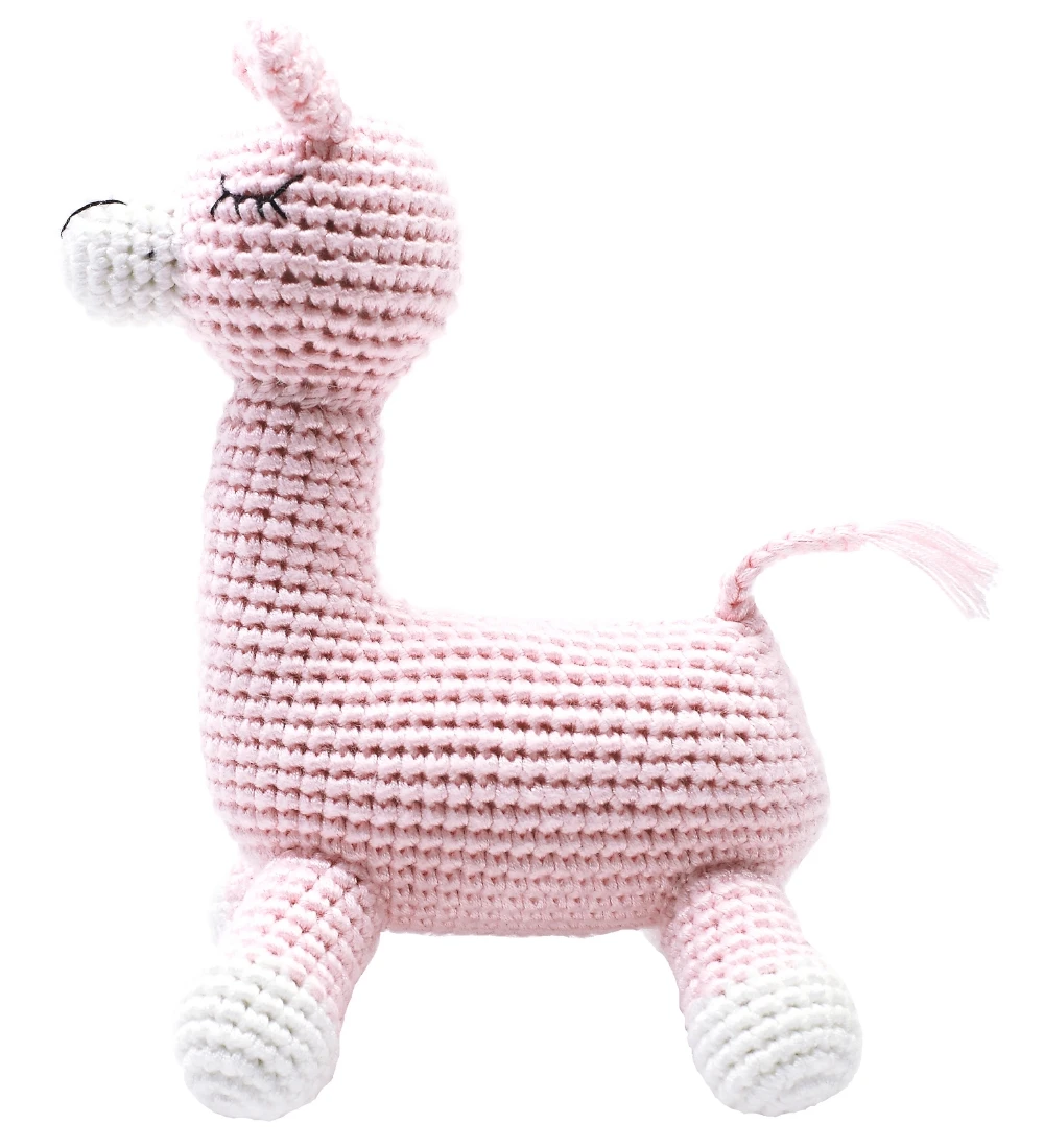 NatureZoo Bamse - 23 Cm - Lama - Pink 3 NatureZoo Bamse - 23 Cm - Lama - Pink