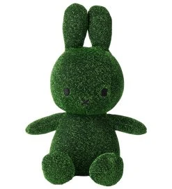 Bon Ton Toys Bamse - 23 Cm - Sitting Miffy - Grøn M. Glimmer