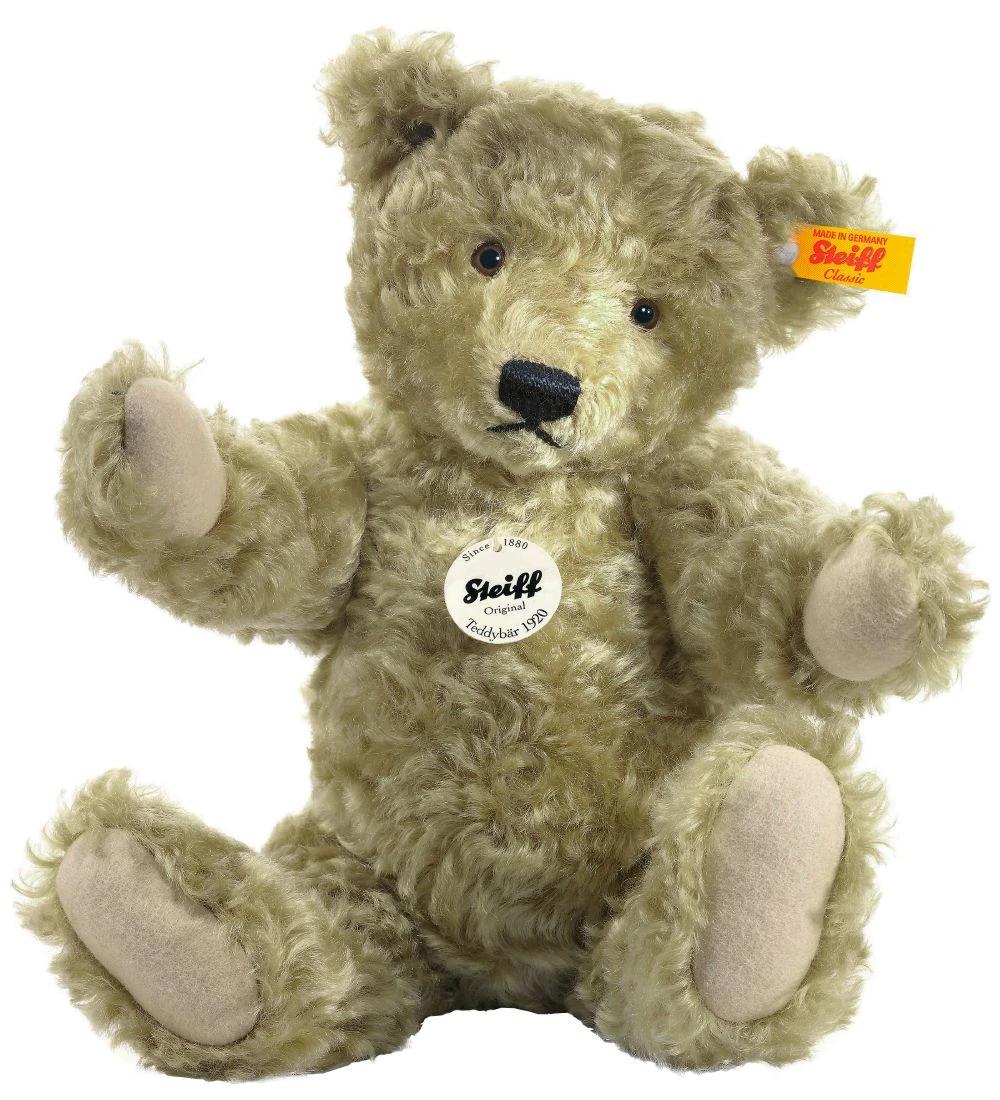 Steiff Bamse - Classic 1920 Teddy Bear - 25 Cm - Hellbraun 3 Steiff Bamse - Classic 1920 Teddy Bear - 25 Cm - Hellbraun